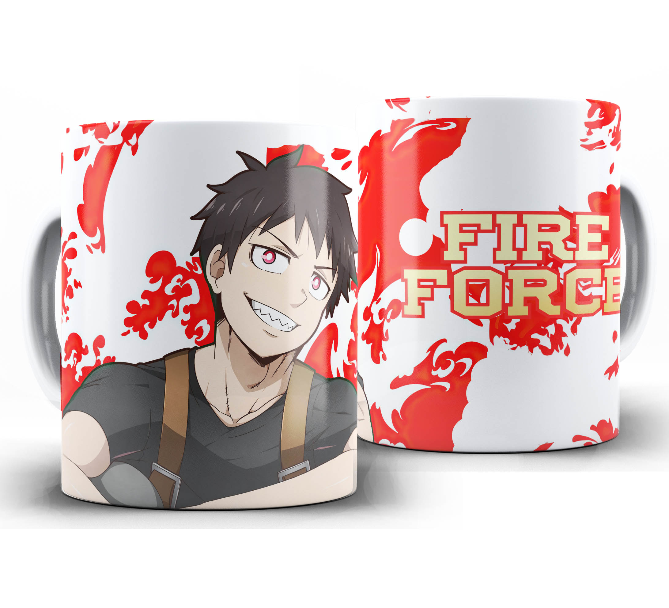 Caneca Anime - Fire force - Kusakabe